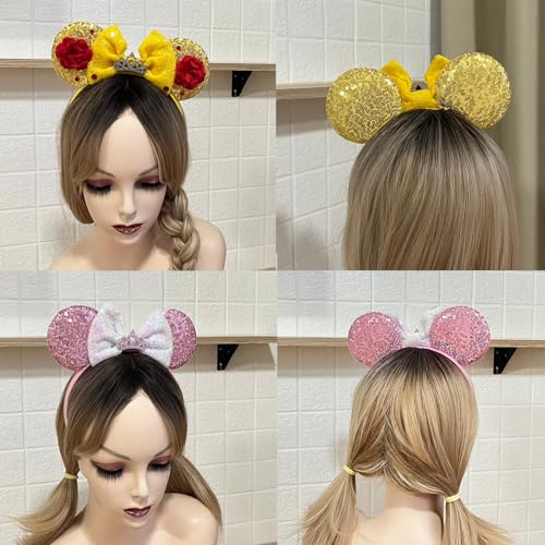 Gold Mouse Ears Headband – Costume Party Accessory