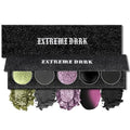 Black Eyeshadow Palette 5 Colors Shimmer Matte Metallic