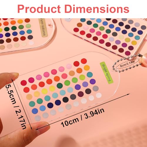 Seasonal Color Selection Cards 6 Pack with Bead Chains