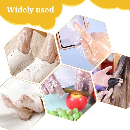Disposable Paraffin Wax Liners for Hands and Feet - 200 Pack Spa Bags