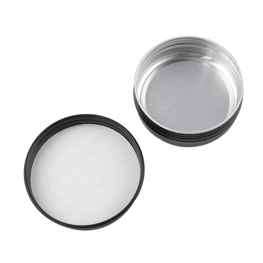 Moretoes 36 Pack Tins, 2 Oz Lip Balm Containers, Black Metal Round Tins Aluminum Cans, Empty Tin with Screw Lids for Salve, Spices or Candies