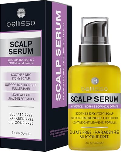 BELLISSO Scalp Serum - Dry & Itchy Dandruff Relief for All Hair Types