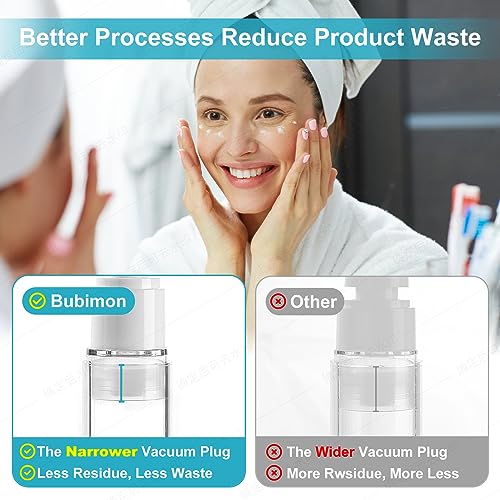Bubimon Airless Pump Jars 18 Pack BPA Free Leak Proof