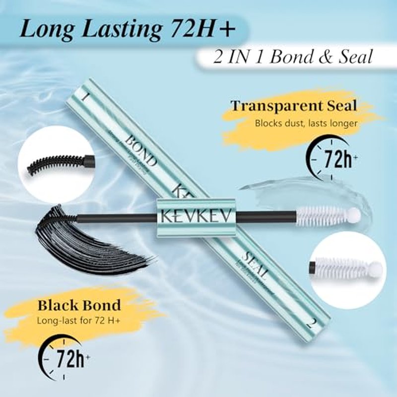 KevKev Lash Cluster Glue - Waterproof Strong Hold for 72h
