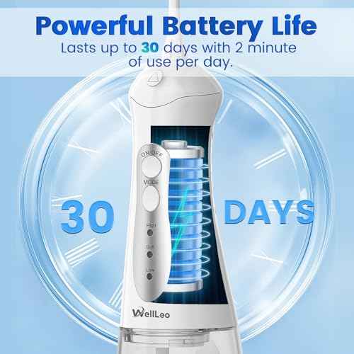 Water Flossers for Teeth, Portable Oral Irrigator Rechargeable Water Dental Flosser Pick with High Pressure 5 Jet Tips, IPX7 Travel Water Flossing for Brace Teeth Cleaner Gum Care