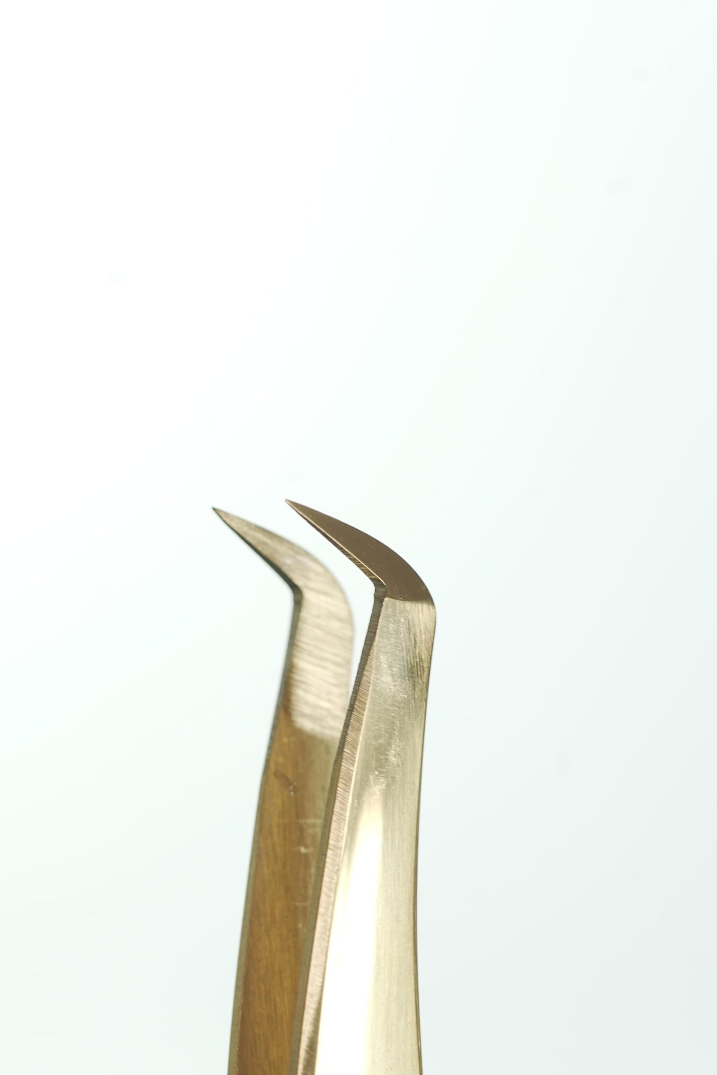 GEM Volume Boot Lash Tweezer by SoCal Beauty – Gold Precision Eyelash Tweezer for Eyelash Extensions with mm Measurement – Professional Tweezers for Eyelash Extension & Volume Fan
