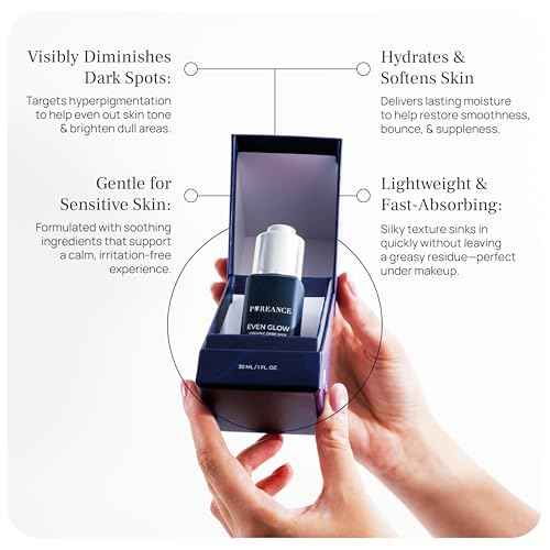 Even Glow - Organic Vitamin C Serum for Dark Spots on Face - Dark Spot Corrector, Dark Spot Remover for Face & Body - with Kakadu Plum Extract, Maple Leaf Extract, Aloe Leaf Juice & More - 1 Fl Oz