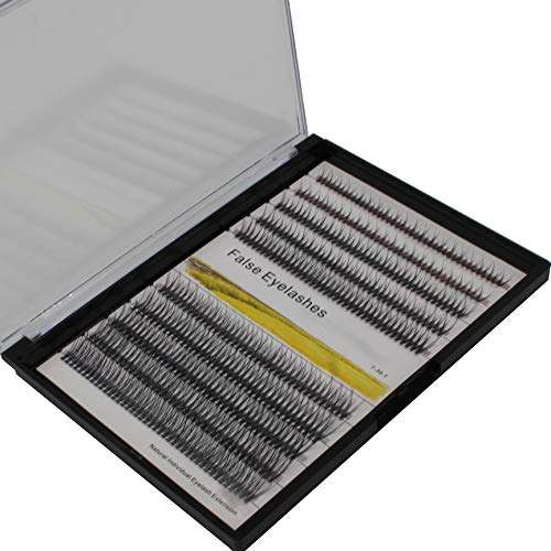 Bulk False Eyelashes 400 Count - 8-16mm 3D Volume Mixed Clusters