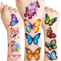 96 PCS Butterfly Flower Temporary Tattoos for Kids