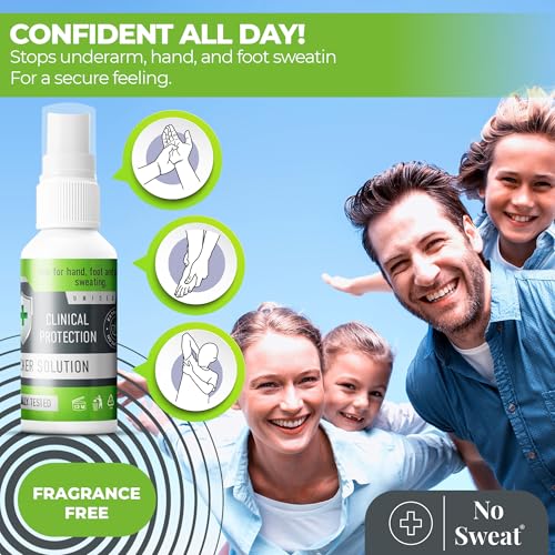 Maximum Strength Antiperspirant Spray for Excessive Sweating - 50ml