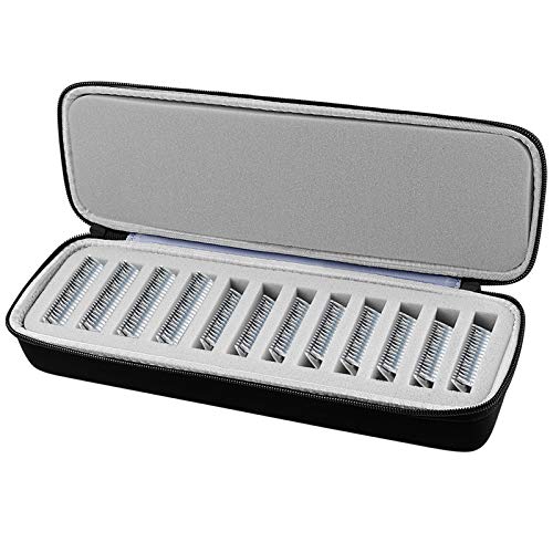Case for Andis Professional T-Outliner Beard/Hair Trimmer with Grooming Clipper Blade Case Holder Organizer - 2 Pack