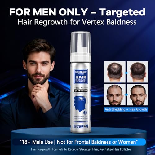 5% Minoxidil Foam for Men with Biotin - Hair Growth Treatment