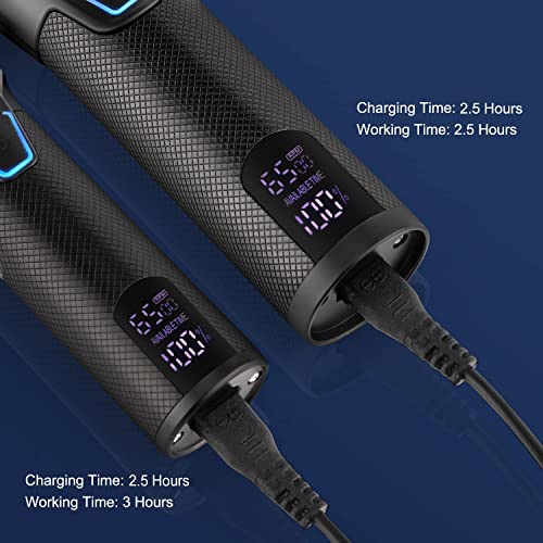 Suttik Professional Hair Clipper & Trimmer Set with 8 Guide Combs