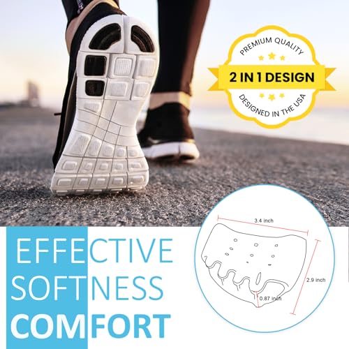 Gel Toe Separators for Women, 4 PCS Foot Pain Relief Cushions