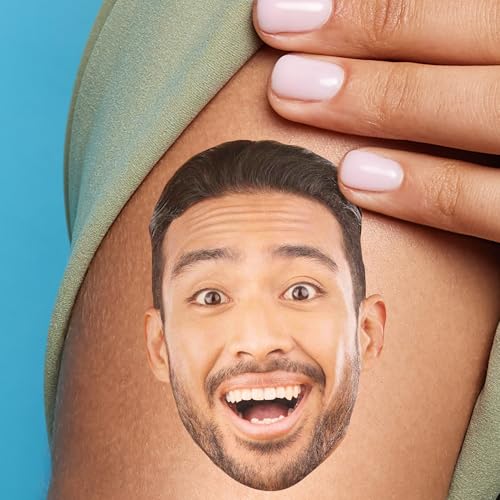 Custom Photo Temporary Tattoos, Set of 12 | Personalized Party Favors