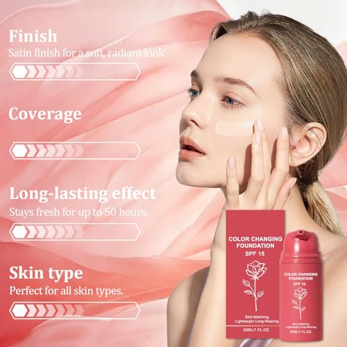 Color-Changing Foundation | 16-Hour Wear, All Skin Tones