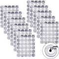Outus 1 Inch Disposable Eyelash Glue Stickers Waterproof Glue Aluminum Foil Stickers Eyelash Holder Pallet Sticker for Makeup Tool Supplie(32 Sheets, 960 Pieces)