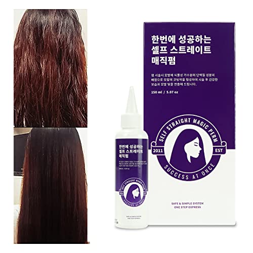 Self Straight Perm Kit - Easy At-Home Hair Straightening