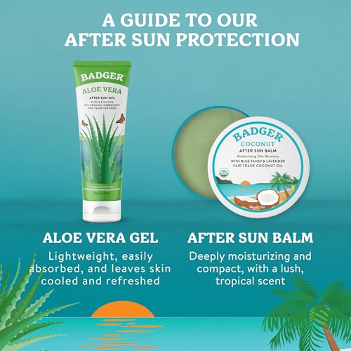 Badger Organic Coconut After Sun Balm, 2 oz