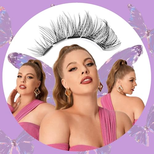MayIFindYou New 2024 Self Adhesive Eyelashes 48Pcs Reusable Press On Lashes No Glue Needed Self Adhesive Lash Clusters Pre-Glued Eyelashes DIY Lash Extension for Beginners (D-8-16MIX, A01 Ragdoll)