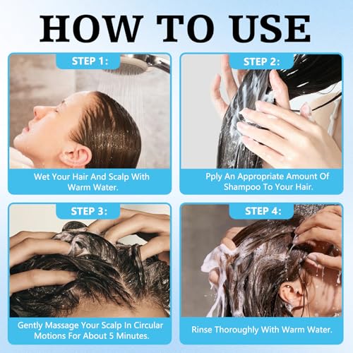 5% Minoxidil Hair Growth Shampoo for Men & Women