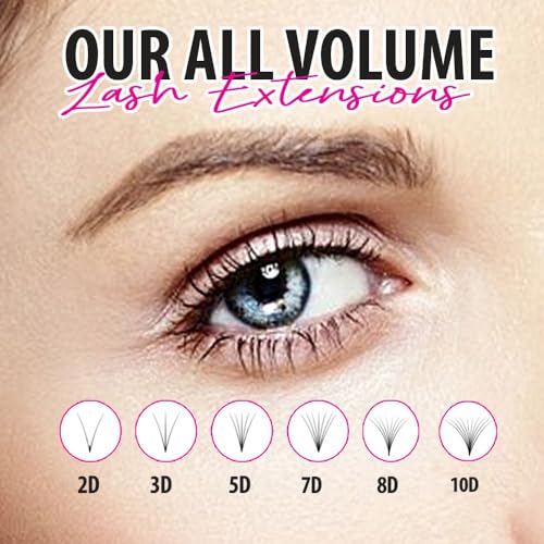 Silk Lash Extensions 0.07 C Curl 7-15mm Volume Tray