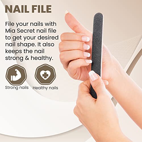 Mia Secret Acrylic Nail Kit for Beginners | Pink & Clear Powders with Tools