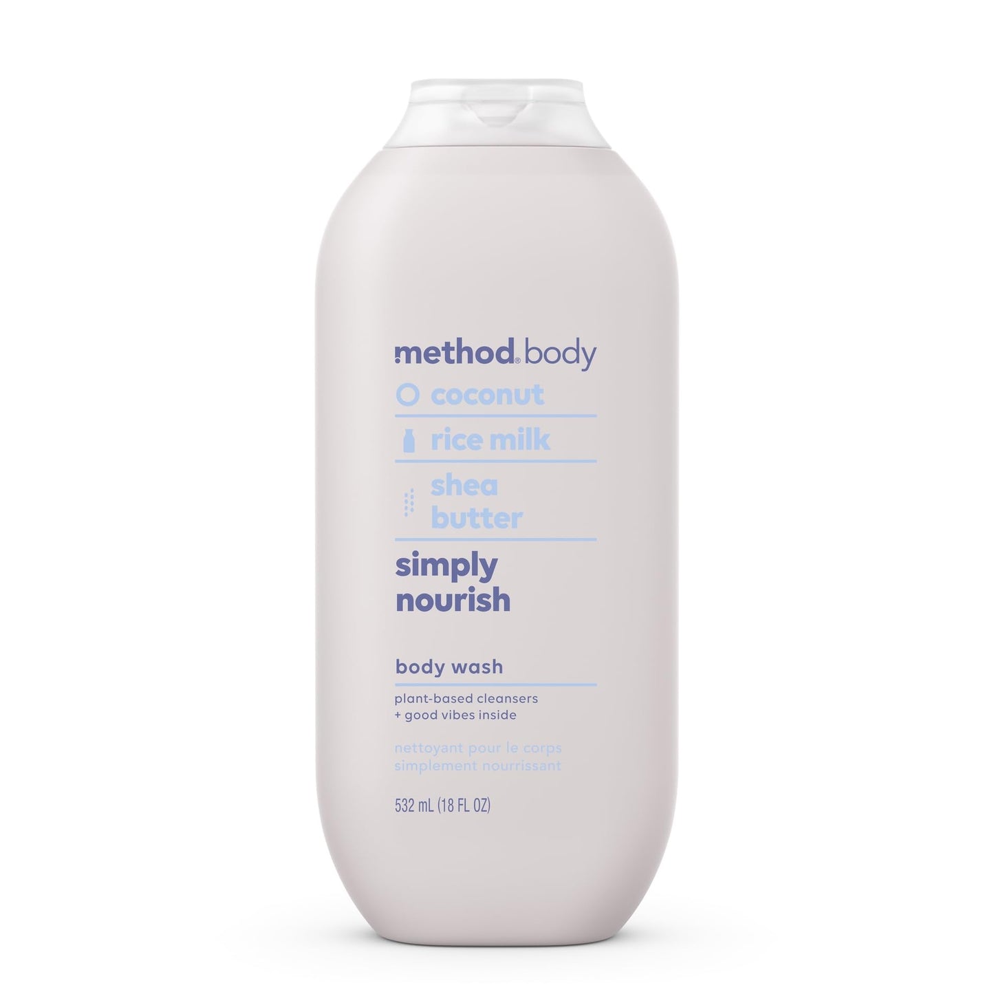 Method Body Wash Simply Nourish Paraben Free 18 oz (1) + Energy Boost Paraben Free 18 oz (1)