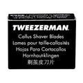Tweezerman Replacement Callus Shaver Blades, Black, 20 Count