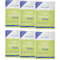BioRepublic Ultra Soothing InvisaMask for Face, with Squalane, Tripeptide, Allantoin | Hydrates, Brightens, & Reduces Swelling and Redness | InvisaMask with Age-Fighting Antioxidants | Pack of 6