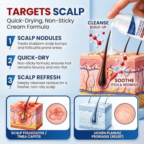 Folliculitis Treatment Cream 5% Benzoyl Peroxide & Tea Tree Oil