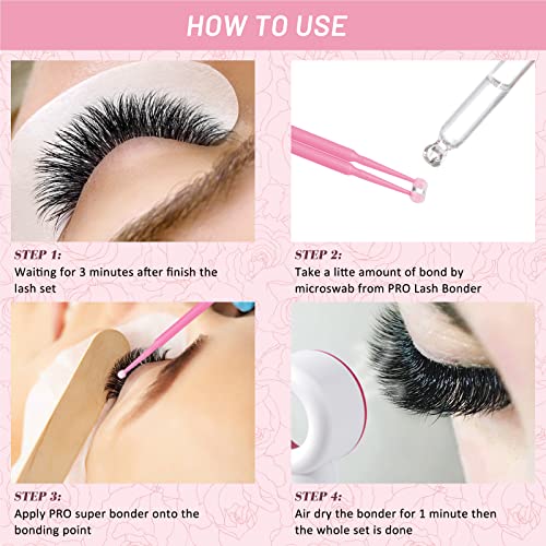PRO LASHBEAUTY Lash Bonder for Eyelash Extensions, 15ml