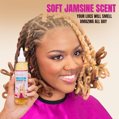 NappStar Retwist Oil for Locs - Jasmine Scent, 4 Oz