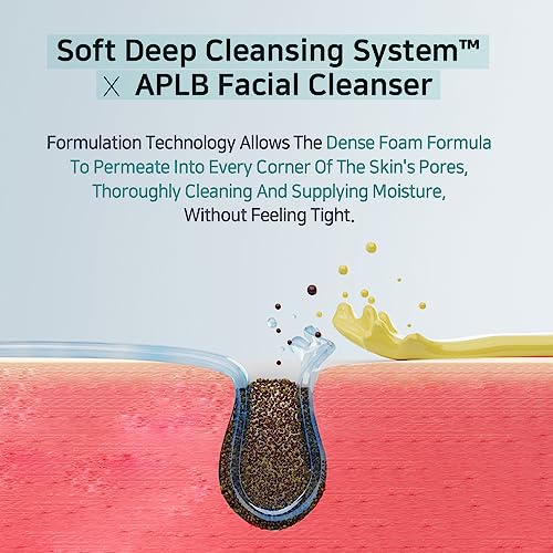 APLB Glutathione Niacinamide Facial Cleanser | LIPO GLUTA NIAC CEN¢â 8.6% 2.71 FL.OZ/Korean Skincare, Cares for Tighten Pores & Sebum, Long lasting nourishment and deep moisture for soft skin