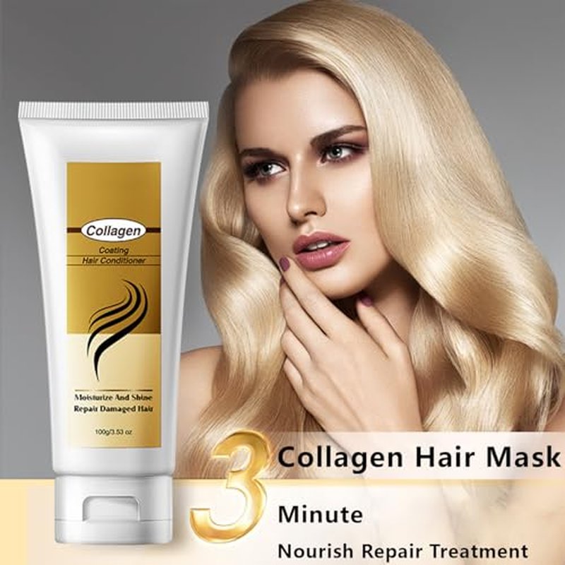 Collagen Hair Mask with Argan Oil - 3.5oz Intensive Treatment