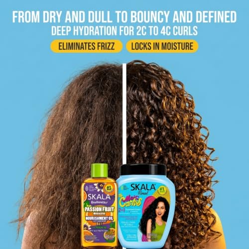 SKALA Mais Cachos Curl Cream Leave-In 1kg + Curly Hair Oil