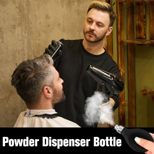 Powder Spray Bottle Dispenser for Barber & Hair Styling