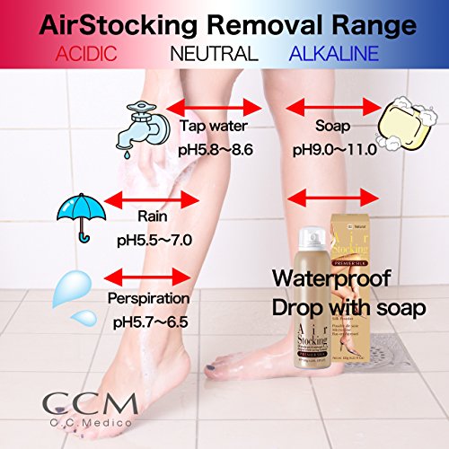 AirStocking Leg Foundation Spray Light Natural 120g
