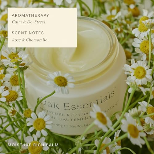 Oak Essentials Moisture Rich Face Balm | Hydrating Balm-to-Oil, 1.4 Oz