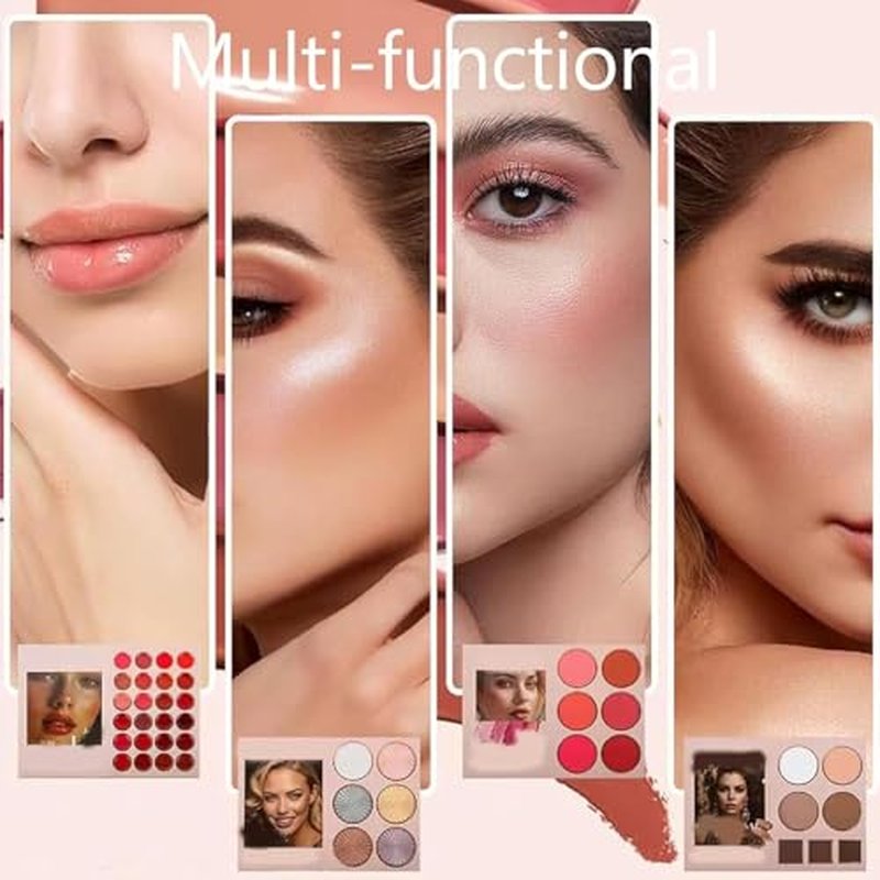 67-Color Makeup Book Palette with 5 Fold-Out Layers