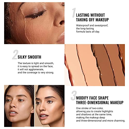 4-Color Contour & Highlight Stick Makeup Set