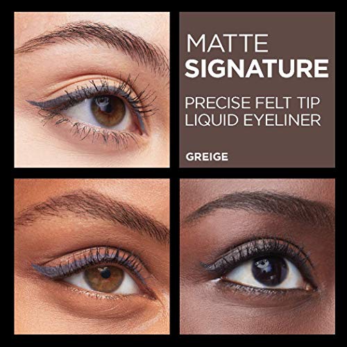 L'Oreal Paris Matte Signature Waterproof Liquid Eyeliner, Greige