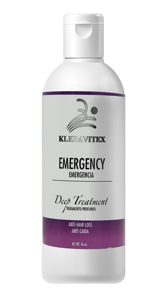 Kleravitex Emergencee Treatment For Hair - Polymedic Reconstructor - Perfect For Damaged and Colored Hair - Emergencia Capilar Tratamiento Reconstructor 16 oz.