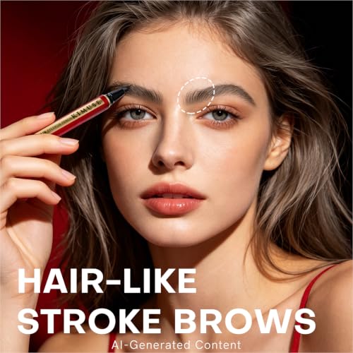 KIMUSE Waterproof Eyebrow Pen - 2-in-1 Dual-Ended Brow Tint