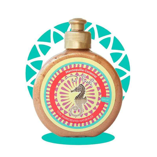 Kaba D'Luchi Body Butter Made With Natural Coconut Oil and Vitamin E, Provides Intense Nourishment & Hydration, Moisturize Skin, With Golden Glitter, 10 Oz