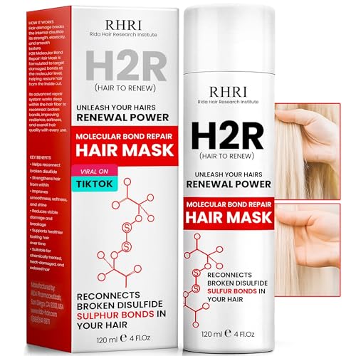 Rida Hair Research Advanced Nourishing Leave-In Hair Mask for Damaged, Frizzy & Split Ends