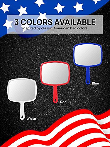 OMIRO Hand Mirror with Handle, 6.3" Handheld Mirror