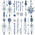 Semi Permanent Tattoo 6-Sheet Pack – 1-2 Weeks Long Lasting