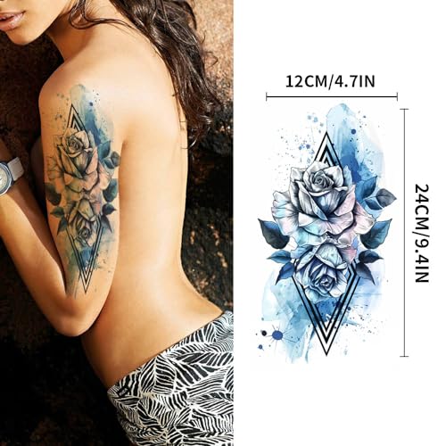 Watercolor Temporary Tattoos – Animals & Space | 3-5 Days