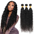 Deep Wave Human Hair Bundles 18-22 Inch #1B